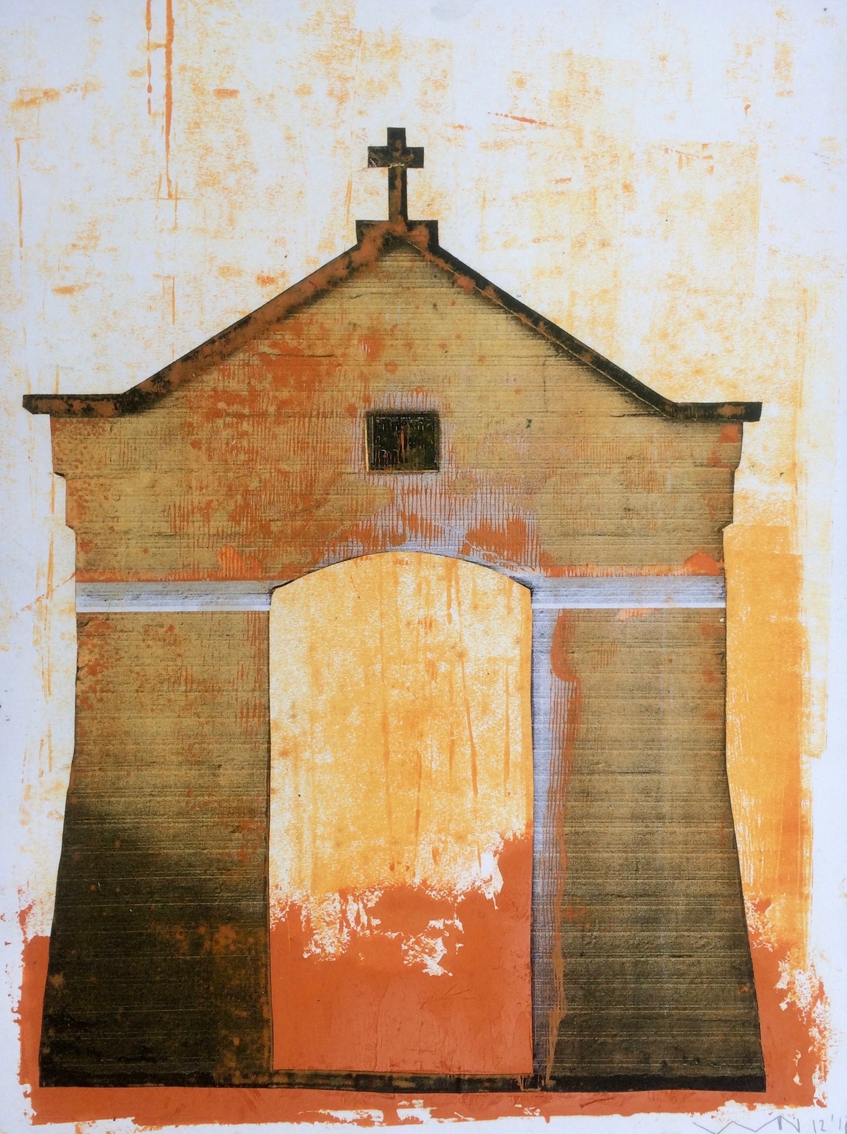 WNota chapel 9 dec 2016  48 x 64 cm